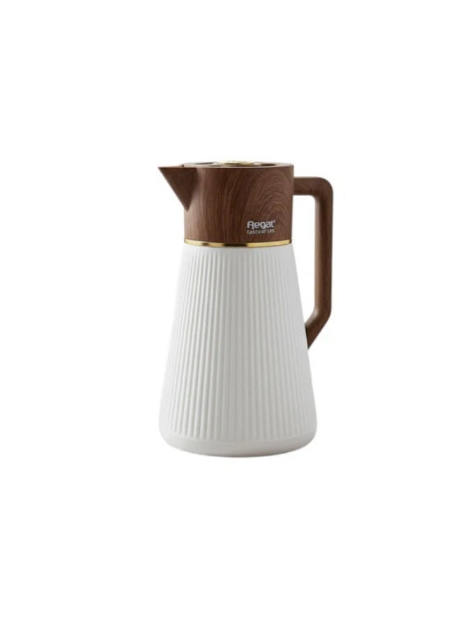 ريجال ترمس من ريجال حراري فاكيوم 1 لتر حافظ للحرارة والبرودة للمشروبات ١٢ ساعه 🌡 ٢٤ ساعه ❄️ - Image 1